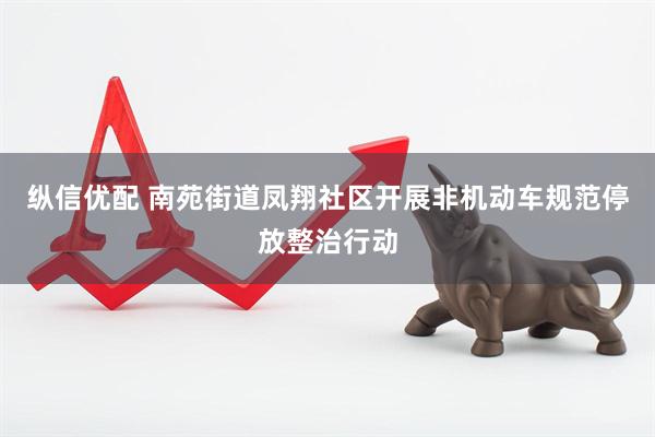 纵信优配 南苑街道凤翔社区开展非机动车规范停放整治行动